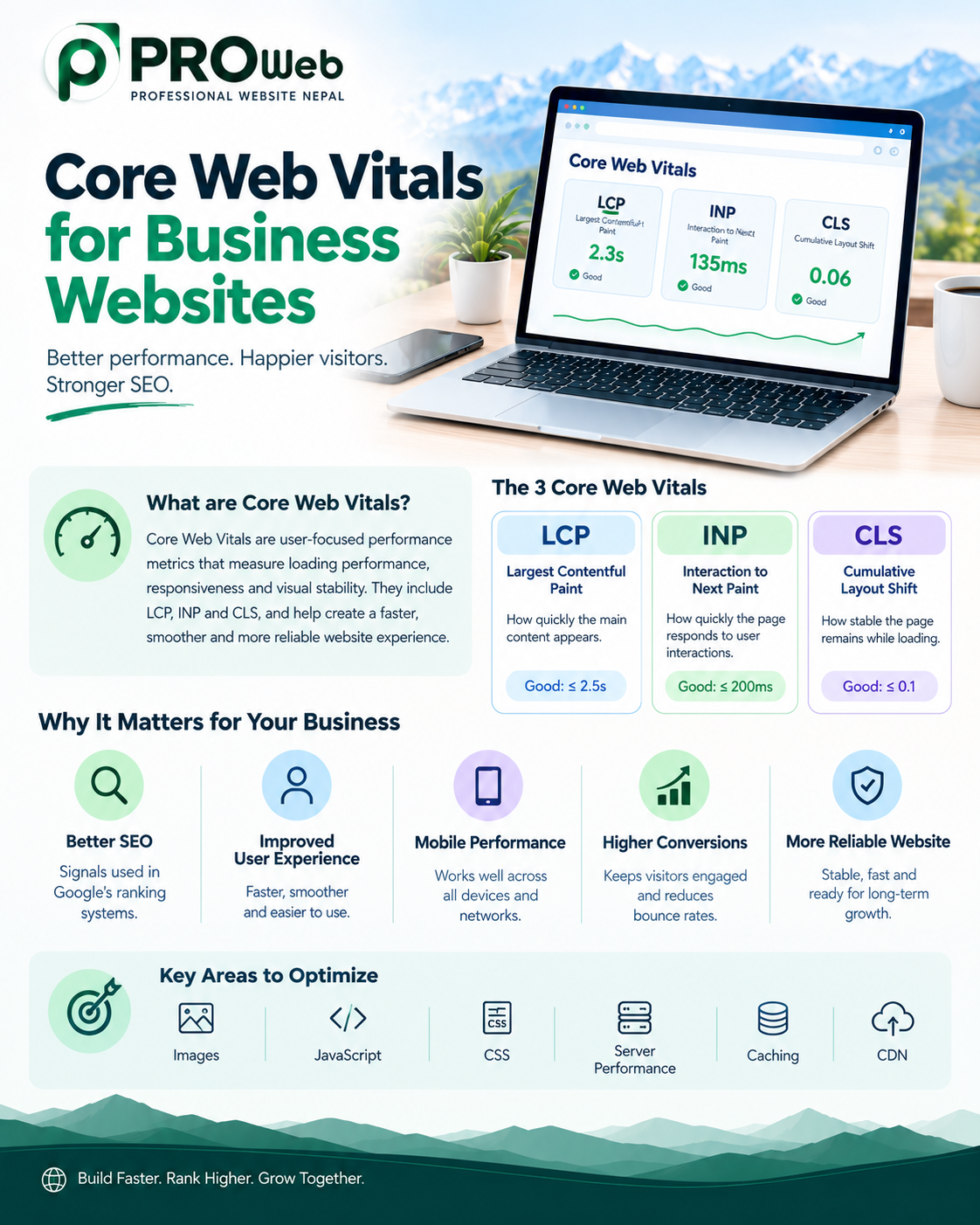 Core Web Vitals for Business Websites