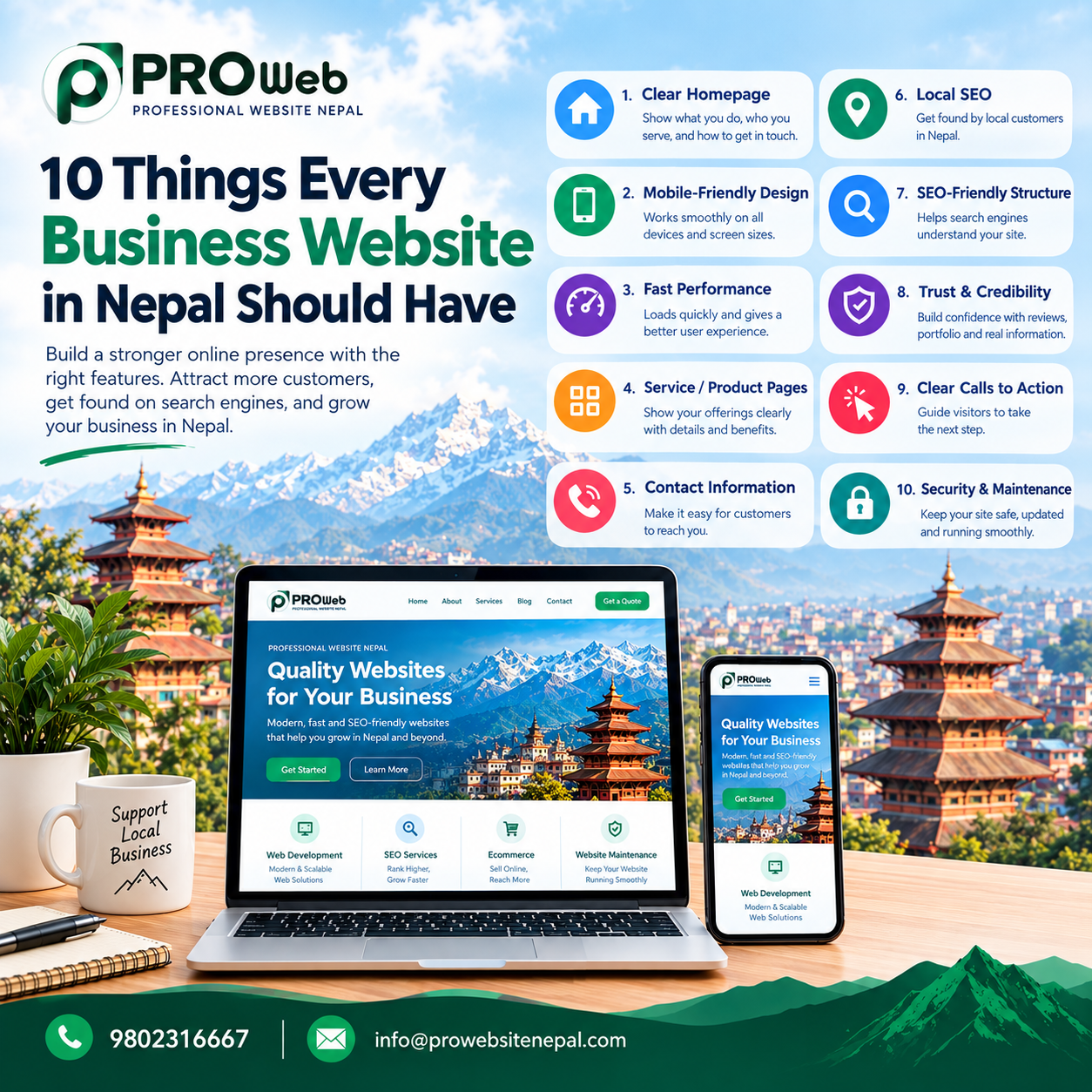 10 Things Every Business Website in Nepal Should Have